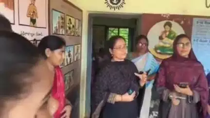 వెంకటగిరిలో అంగన్వాడి కేంద్రాలను తనిఖీ చేసిన శిశు సంక్షేమ ప్రాజెక్టు డైరెక్టర్ వసంత బాయ్