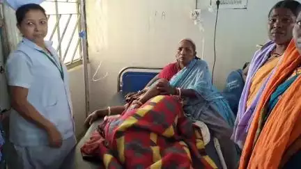 पाकरटांड: नानेसेरा माझी टोली गांव में जहरीले सांप के काटने से महिला बीमार, सदर अस्पताल में भर्ती