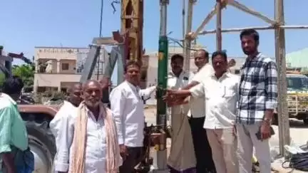 గంగాధర నెల్లూరు: వెదురుకుప్పం మండలం పచ్చికాపలంలో నూతన బోరు ఏర్పాటు