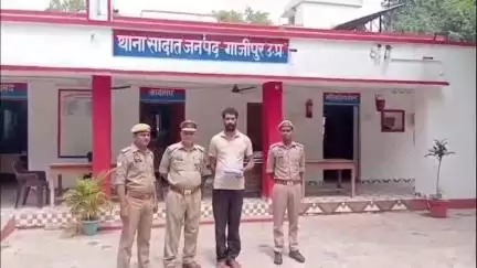 सैदपुर: वृद्ध की हत्या के 20 दिन बाद हत्यारोपी को सवास स्थित ईंट भट्ठे के निकट से गिरफ्तार किया गया, भेजा गया जेल