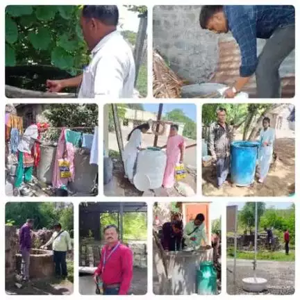 प्राथमिक आरोग्य केंद्र शेगांव अंतर्गत उपकेंद्र बनाळी येथे आज बुधवार दिनांक 04/06/2025 रोजी जलद कंटेनर सर्व्हे करण्यात आला.. त्यावेळी सर्व आरोग्य सेवक, आरोग्य सेविका व आशा स्वयंसेविका उपस्थित होत्या.