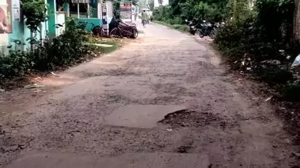 তেহট্ট ১: তেহট্ট হাই স্কুল পাড়া থেকে তেহট্ট মহকুমা হাসপাতলে যাওয়ার রাস্তা বেহাল, ক্ষোভ বাসিন্দাদের #jansamasya