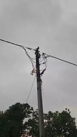 अन्धन, गांव में शॉट सर्किट होने से केबल वाला तर धू - धू कर जलने लगा