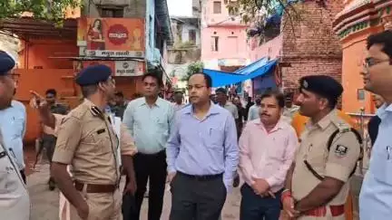 गया टाउन सीडी ब्लॉक: निर्जला एकादशी को लेकर विष्णुपद क्षेत्र में भीड़ की संभावना, डीएम और एसएसपी ने किया निरीक्षण