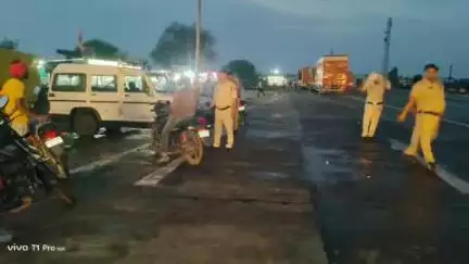 गुना नगर: 127 वाहन चालकों पर ₹74500 का चालान