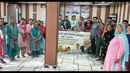भलेई: ग्राम पंचायत धुलारा में किसानों को उन्नत बीजों के प्रयोग की जानकारी दी गई