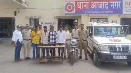 इंदौर: आजाद नगर थाना पुलिस ने चोरी का खुलासा किया, दो चोर गिरफ्तार, लाखों का माल बरामद