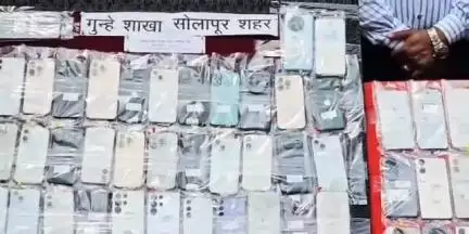 उत्तर सोलापूर: होटगी रोडवरील टाटा कंपनीचे क्रोमा शोरुम फोडून महागडे मोबाईल चोरणारा आंतरराज्यीय गुन्हेगार शहर गुन्हे शाखेच्या ताब्यात