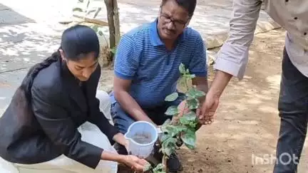 ఆళ్లగడ్డ సబ్జై నందు మొక్కలు నాటిన సబ్ జైల్ సూపర్డెంట్ శ్రీలత