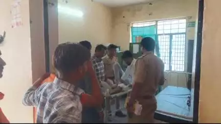 सुमेरपुर कस्बे के नवीन गल्ला मंडी के पास नील गाय सवारियों से भरी ऑटो से टकराई, 8 लोग घायल