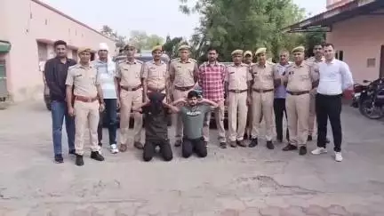 भादरा: भादरा में अजय होटल के मालिक की हत्या के मुख्य आरोपित को साथी के साथ हरियाणा से किया गया गिरफ्तार
