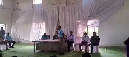 मुंगावली: सामुदायिक भवन में हृदय अभियान वेस लाइन प्रशिक्षण शिविर आयोजित, ब्लॉक के शिक्षक शामिल