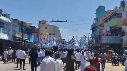కుప్పం: వైసిపి ఎమ్మెల్సీ భరత్ తో పాటు, 35 మంది వైసీపీ నాయకులపై కేసులు నమోదు
