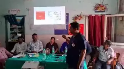 कुंडहित: स्वास्थ्य कर्मियों को दिया गया कैंसर पहचानने का प्रशिक्षण