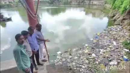 मिरज: मिरजेतील ऐतिहासिक गणेशतलावाची दुरावस्था,सर्वत्र घाणीचे साम्राज्य,दुर्घन्धी पसरली#jansamasya