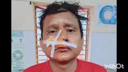 नारायणपुर: नारायणपुर पेट्रोल पंप के पास सड़क दुर्घटना में एक व्यक्ति घायल