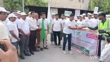चित्तौड़गढ़: वंदे गंगा जल संरक्षण एवं जन अभियान के उपलक्ष में कलेक्ट्रेट से गोल प्याऊ सर्किल तक निकाली गई जन जागरूकता रैली