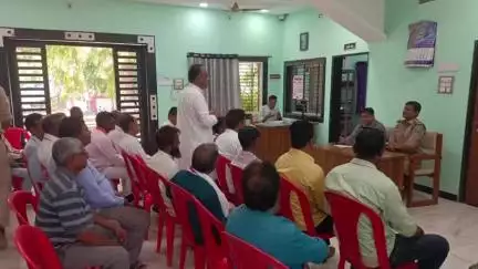 बुरहानपुर नगर: बुरहानपुर: शिकारपुरा थाना में ईद के त्यौहार को लेकर शांति समिति की बैठक आयोजित