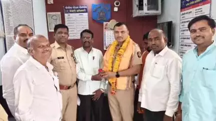 सेनगाव: पोलीस स्टेशनच्या सहाय्यक पोलीस निरीक्षक पदी मस्के यांची नियुक्ती, पत्रकारांच्या वतीने सत्कार