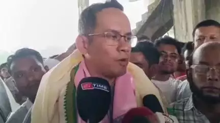 শিলচর: বরাক উপত্যকাকে A.T.M হিসাবে ব্যবহার করছে BJP,কাটিগড়ায় বললেন সাংসদ গৌরব গগৈ