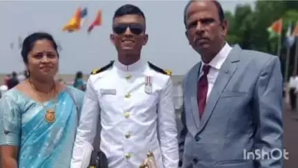 देवणी: तालुक्यातील विजयनगर येथील मंथन अंकुश कोनाळे यांची नौदलात सब लेफ्टनंट पदी निवड.