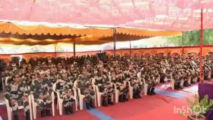 जैसलमेर: बीएसएफ महा निरीक्षक गर्ग ने सीमांत मुख्यालय जोधपुर में बीएसएफ सेक्टर जैसलमेर उत्तर का वार्षिक निरीक्षण किया