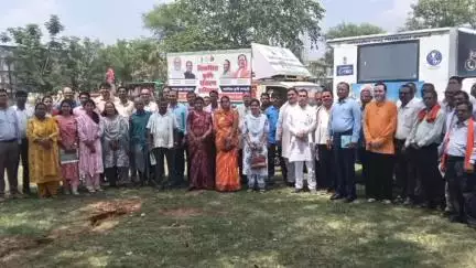 गुण्डरदेही: ग्राम पैरी में आयोजित विकसित संकल्प अभियान, किसानों को कृषि से संबंधित विषयों पर दिया गया प्रशिक्षण