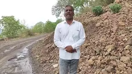 सिल्लोड: सामाजिक कार्यकर्ते गजानन गवळी यांनी केले घाटनांद्रा घाट दुरुस्तीची मागणी"#Jansamasya"