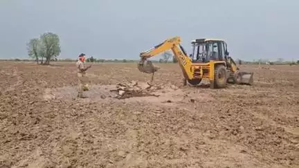 शाहबाद: शाहाबाद क्षेत्र में 2700 बीघा वन भूमि को अतिक्रमण मुक्त कराया गया, 41 अवैध बोरवेल किए गए ध्वस्त