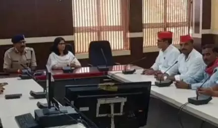 ग्वालियर गिर्द: कलेक्टर और एसएसपी ने ग्वालियर कलेक्ट्रेट में समाजवादी पार्टी के पदाधिकारियों के साथ की चर्चा