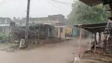 વાઘોડિયા: વાઘોડિયા માં ભર બપોરે પવન સાથે ધોધમાર વરસાદ તૂટી પડતા અનેક નિચાણવાડા વિસ્તારોમાં પાણી ભરવાની સમસ્યા સર્જાઈ   #jansamasya