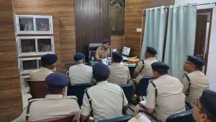 जगदीशपुर: पुलिस उपाधीक्षक विधि-व्यवस्था, भागलपुर द्वारा मासिक अपराध बैठक आयोजित