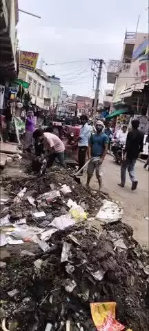 मानसून से पूर्व टोडाभीम नगर पालिका परिक्षेत्र में चलाया गया स्वच्छता अभियान