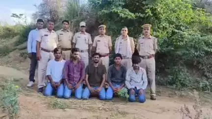 पहाड़ी: पहाड़ी पुलिस ने पांच साइबर ठगों को गिरफ्तार किया