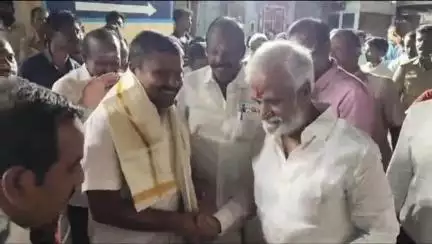 மண்ணச்சநல்லூர்: சமயபுரம் மாரியம்மன் கோவிலில் 2 கோடி ரூபாய் மதிப்பீட்டில் ஒளிருூட்டப்படும் லைட்டுகளை  அமைச்சர் சேகர்பாபு தொடங்கி வைத்தார்