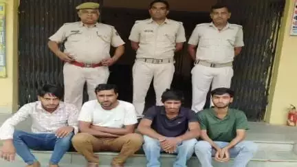 सीकरी: सीकरी पुलिस ने साइबर ठगों के खिलाफ की बड़ी कार्रवाई, 4 ठगों को किया गिरफ्तार