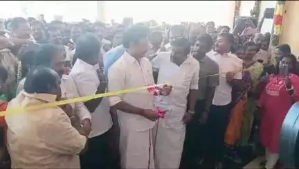 திருச்சி: எடமலைப்பட்டி புதூர் பகுதியில் புதிய பள்ளி கட்டிடத்தினை அமைச்சர்கள் திறந்து வைத்தனர்