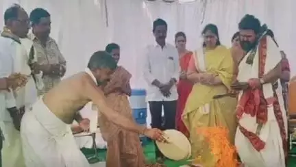 మంగినపూడి మసులా బీచ్ ఫెస్టివల్ విజయవంతం కోరుతూ హోమం