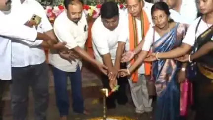 অমরপুর: বিকশিত কৃষি সংকল্প অভিযান নিয়ে মহারানি হিরাপুর স্কুল কমিউনিটি হলে আয়োজিত কৃষক মত বিনিময় সভা, উপস্থিত একাধিক বিধায়ক
