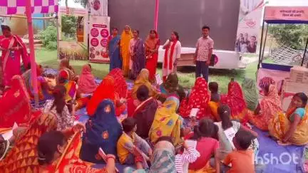 भरगामा: सिरसिया हनुमानगंज के विद्यालय परिसर में महिलाओं को सशक्त करने की दिशा में महिला संवाद कार्यक्रम का आयोजन