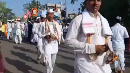 बार्शीटाकळी: श्री संत गजानन महाराज यांच्या पालखीचे आज पहाटे अकोला शहरात आगमन..!