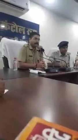 नवागत एसपी की प्रेसवार्ता