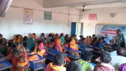 मटलौंग स्कूल में नाबार्ड एवं JTDS के द्वारा FPO से जुड़े सभी किसानों एवं SHG ग्रुप को दिया गया प्रशिक्षण। #matlong #jtds