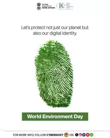 Greener world, safer you! This #WorldEnvironmentDay, protect your world - online & offline.