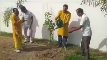 अकबरपुर: पुलिस अधीक्षक ने विश्व पर्यावरण दिवस के अवसर पर माती में पौधारोपण किया, पर्यावरण संरक्षण का दिया संदेश