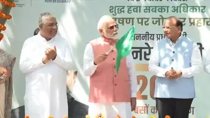 PM Narendra Modi took part in tree plantation initiative in New Delhi on World Environment Day 2025.