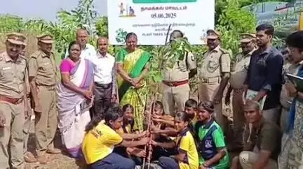 நாமக்கல்: மகரிஷி நகரில் உலக சுற்றுச்சூழல் தினத்தை முன்னிட்டு மாவட்ட ஆட்சியர் மரக்கன்றுகளை நட்டு வைத்தார்