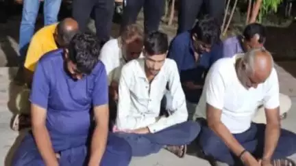 પાલીતાણા: ગ્રામ્ય વિસ્તારની વાડીમાંથી હાર જીતનો જુગાર રમતા સાત શખ્સોને પોલીસે ઝડપી લીધા, રૂરલ પોલીસ મથકમાં ગુનો દાખલ