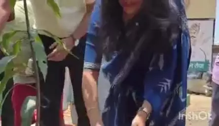 राही ग्राम में DM और SP ने विश्व पर्यावरण दिवस पर वृक्षारोपण किया, प्लास्टिक मुक्त अभियान के वाहन को दिखाई हरी झंडी