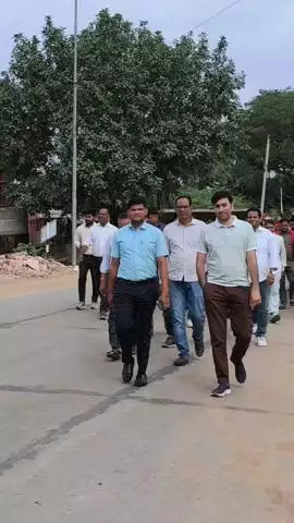 वैर: कस्बा वैर में वंदे भारत जल संरक्षण-जन अभियान के तहत निकाली गई कलश यात्रा, अधिकारियों सहित जन प्रतिनिधियों ने लिया भाग